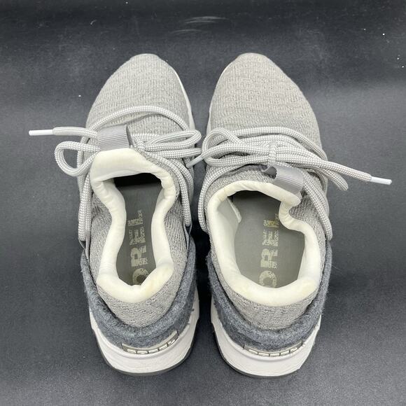 Sorel Kinetic Lace Up Women's Size 7 Shoes White Grey Wool Trail Running Hiking - Picture 4 of 7